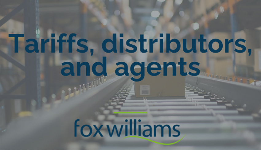 Tariffs, distributors, and agents