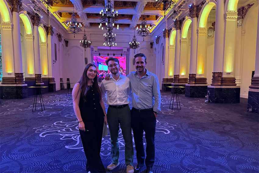 BLCC team at the ballroom Northumberland Ave